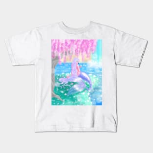 Springtime Mermaid Kids T-Shirt